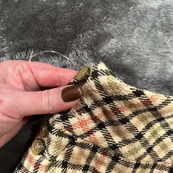 113. Ann Taylor Y2k Plaid Mini Skirt NWOT Size 2P - Picture 12 of 13